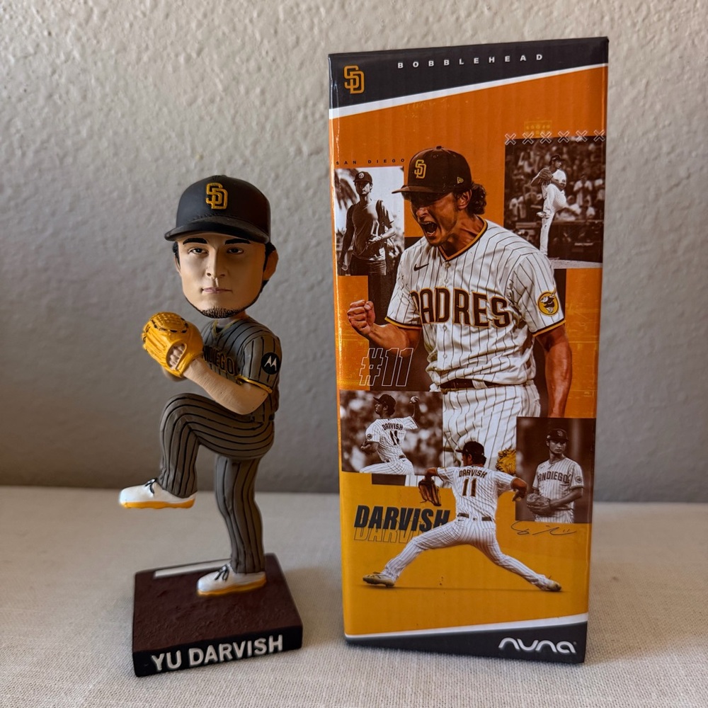 San Diego Padres Yu Darvish 3000th Strikeout Bobblehead MLB SGA NEW